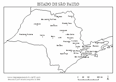 Mapa de São Paulo